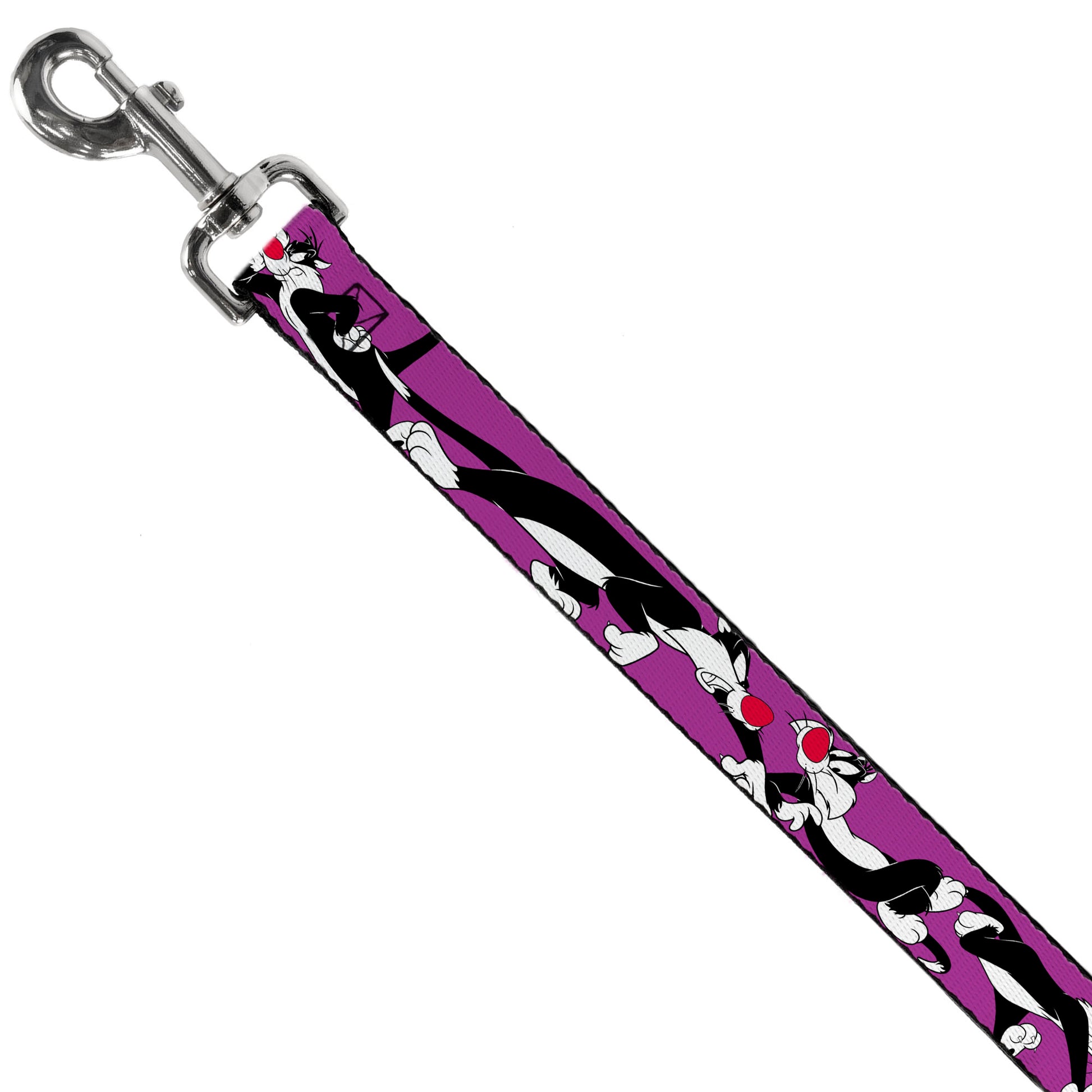 Dog Leash - Sylvester the Cat Poses Purple Dog Leashes Looney Tunes
