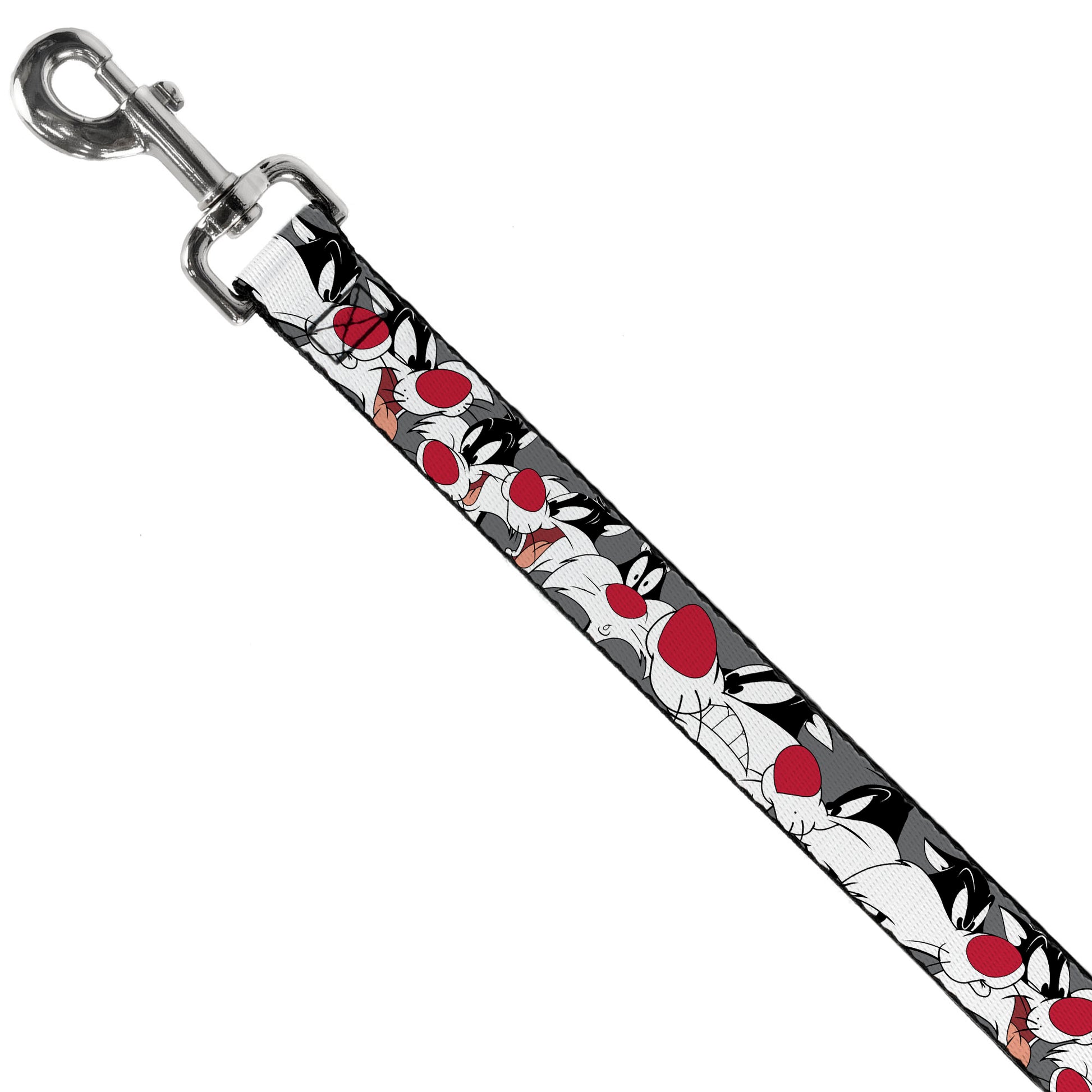 Dog Leash - Sylvester the Cat Expressions Gray Dog Leashes Looney Tunes
