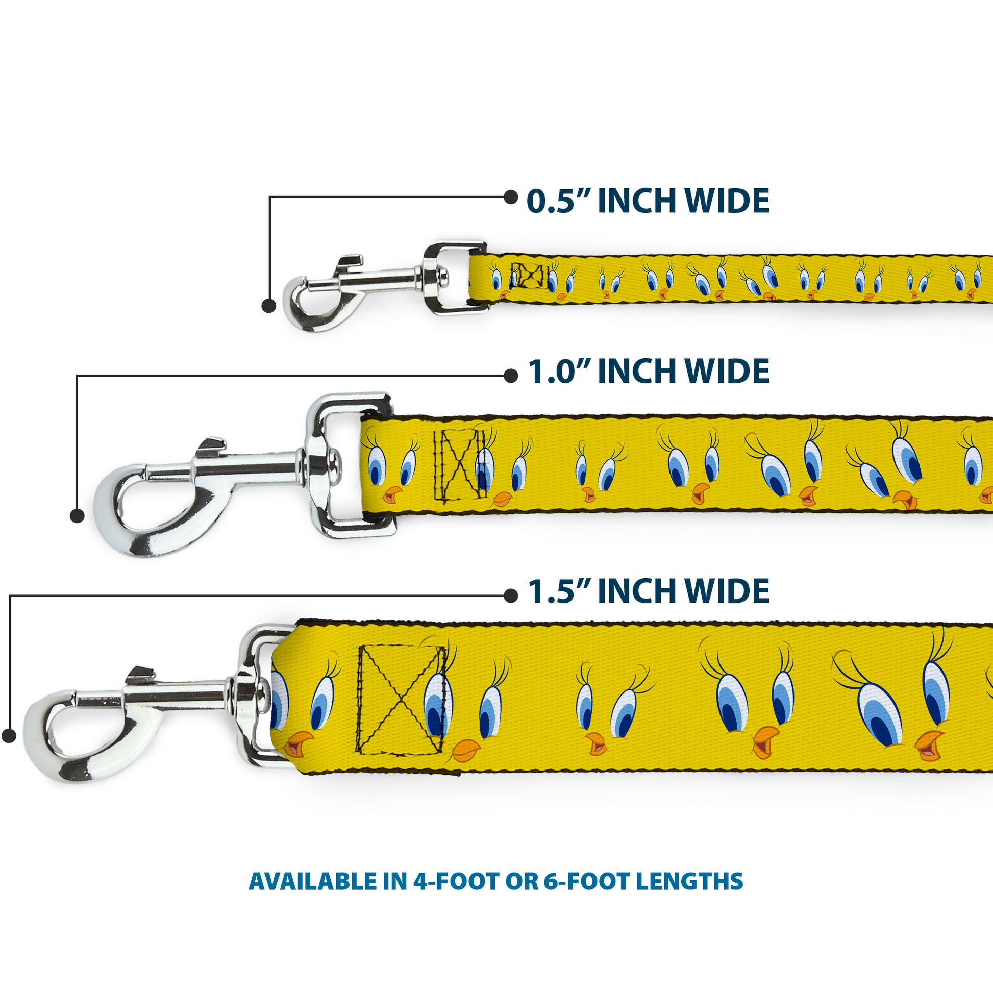 Dog Leash - Tweety Bird Expressions2 Dog Leashes Looney Tunes