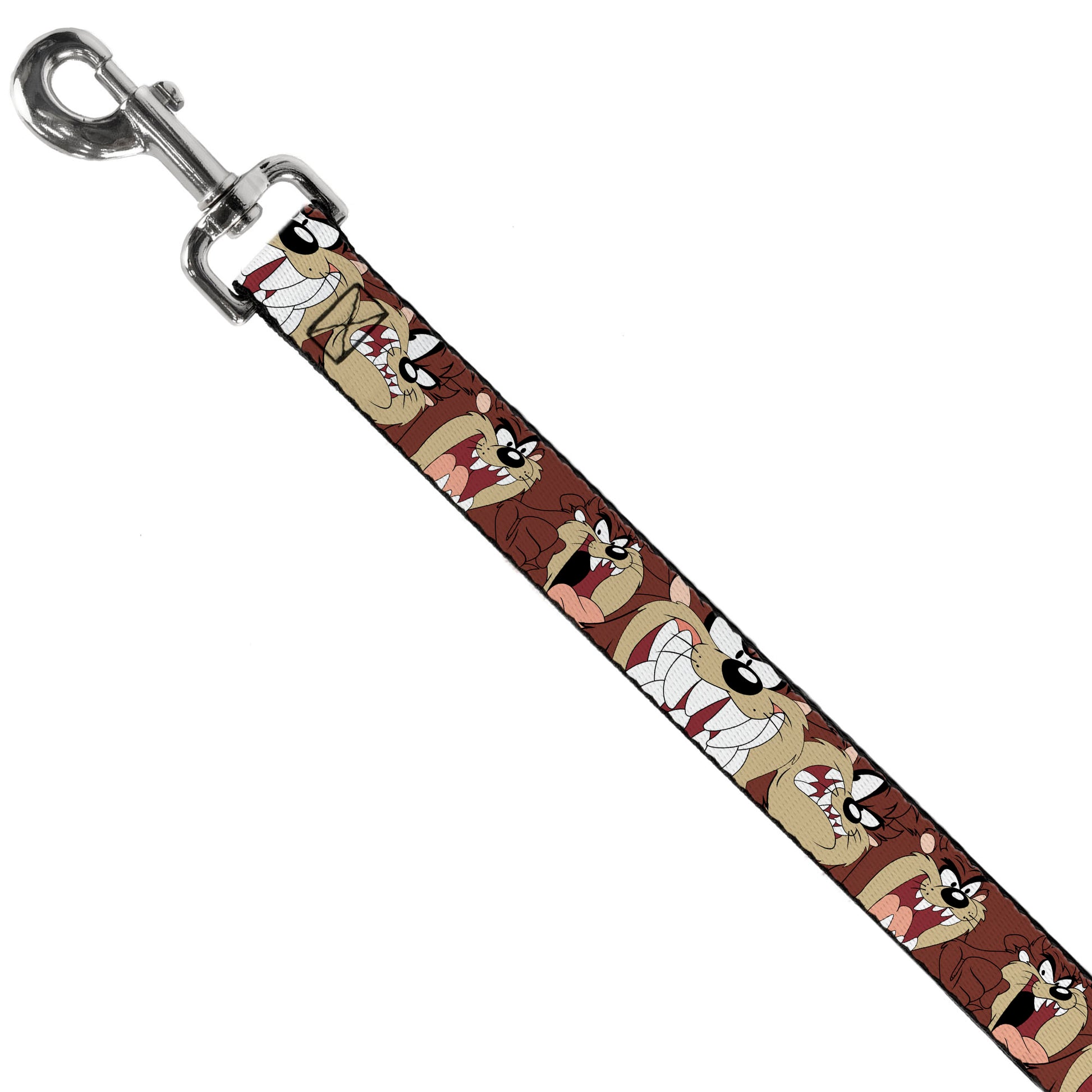 Dog Leash - Tasmanian Devil Expressions Brown Dog Leashes Looney Tunes