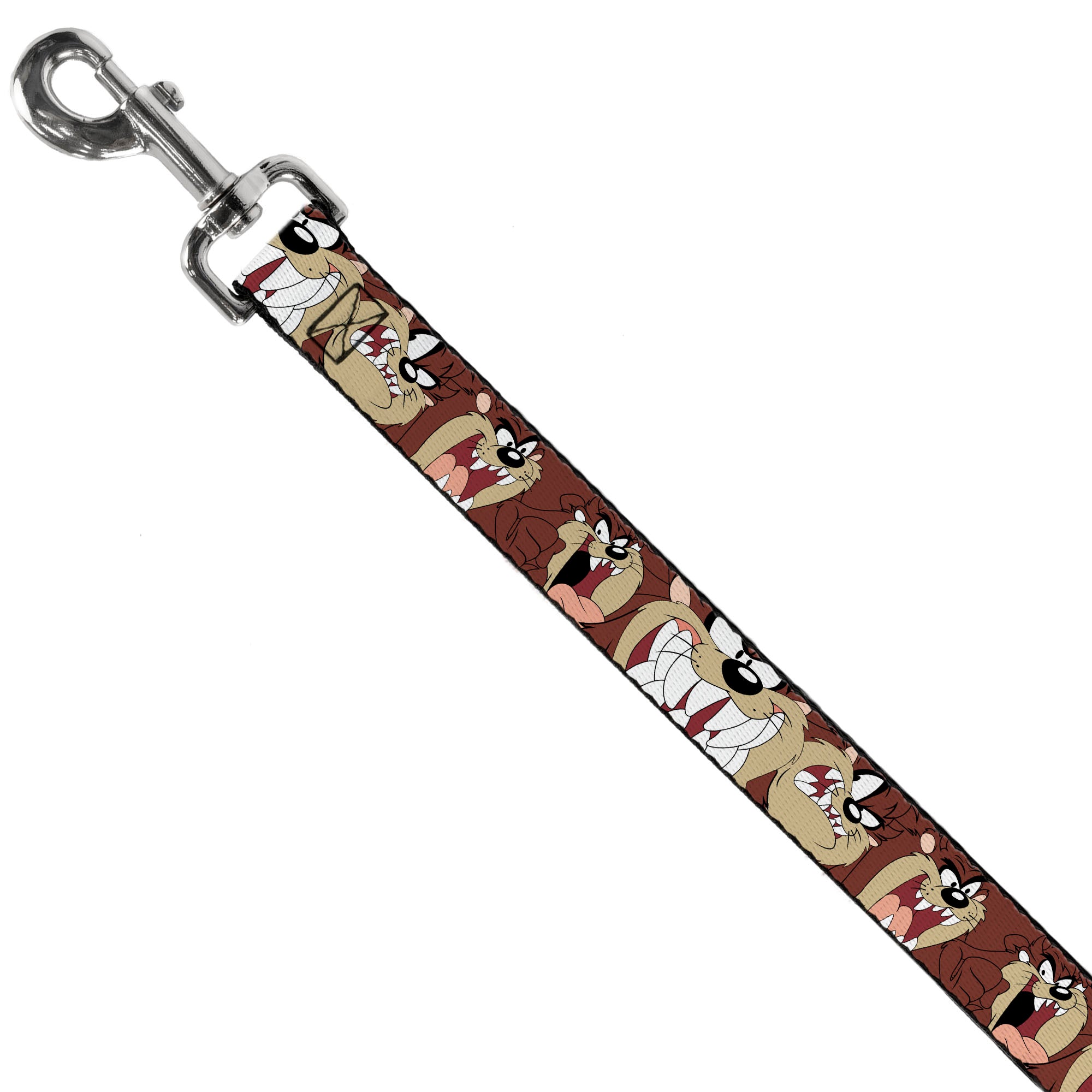 Dog Leash - Tasmanian Devil Expressions Brown Dog Leashes Looney Tunes