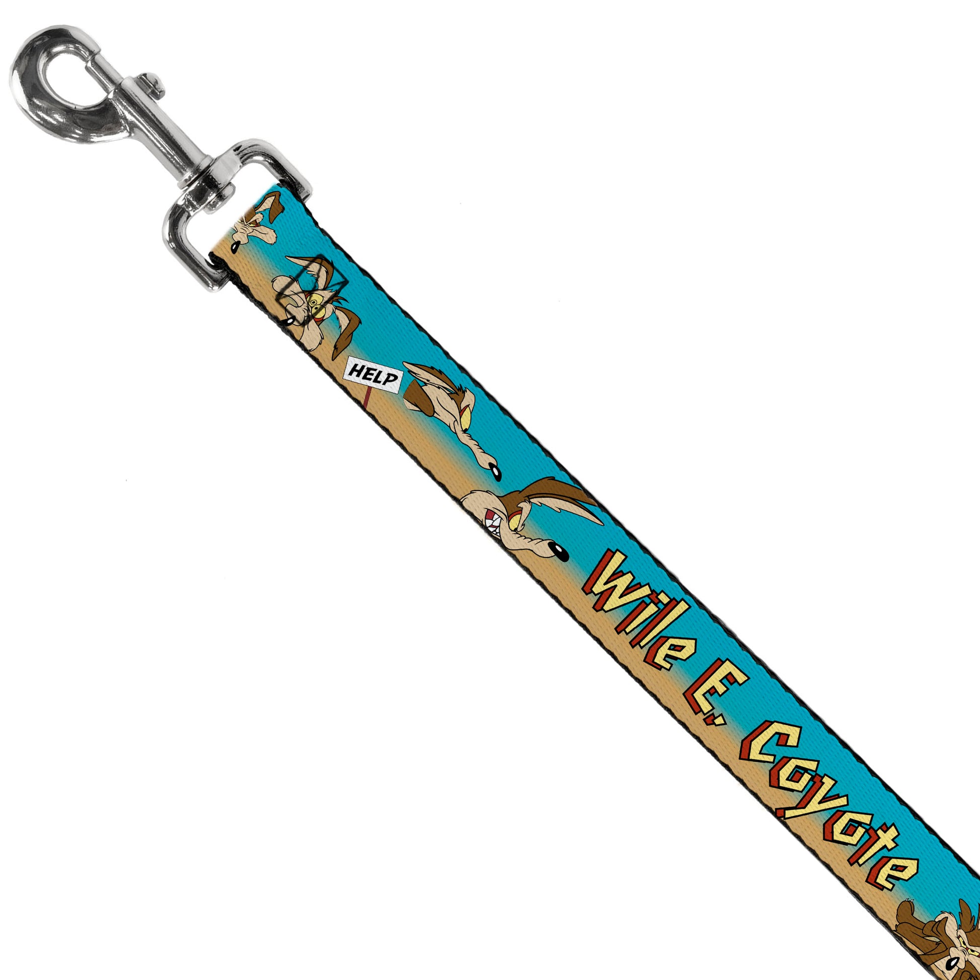 Dog Leash - WILE E. COYOTE Expressions/Signs Desert Dog Leashes Looney Tunes