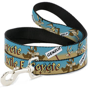 Dog Leash - WILE E. COYOTE Expressions/Signs Desert Dog Leashes Looney Tunes