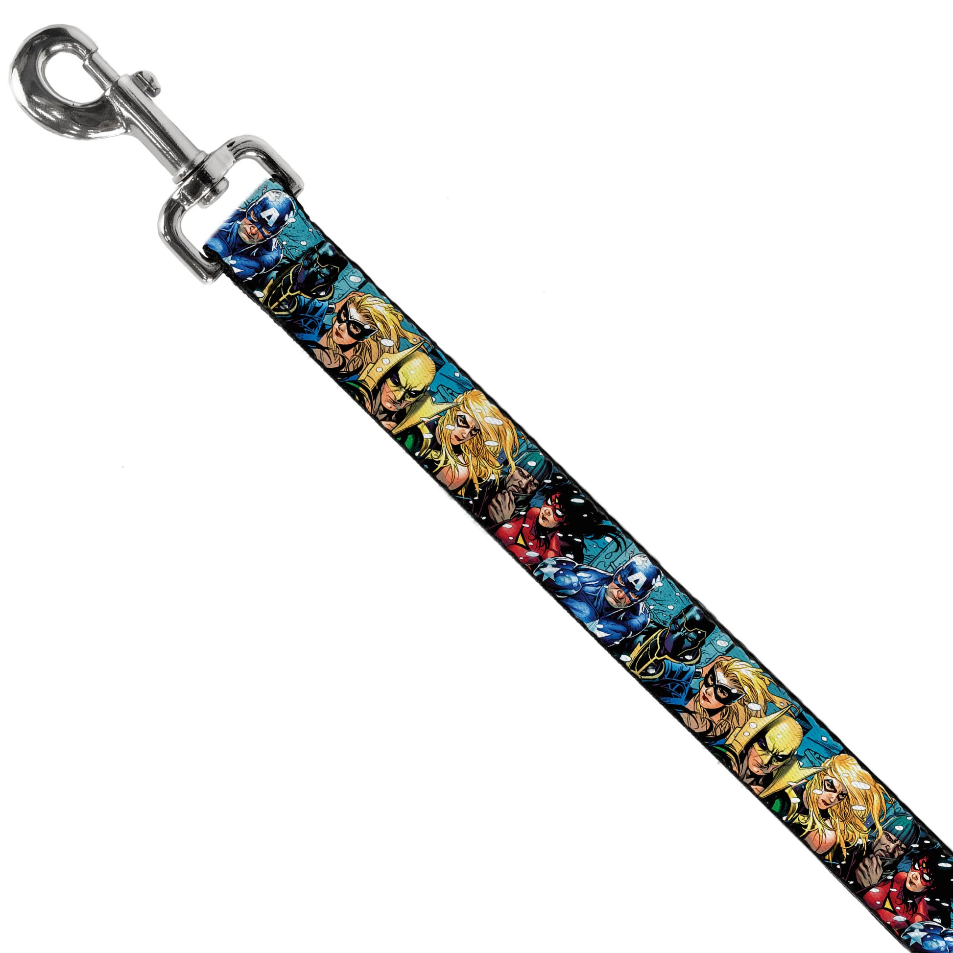 Dog Leash - New Avengers Group Snow Storm Pose Dog Leashes Marvel Comics