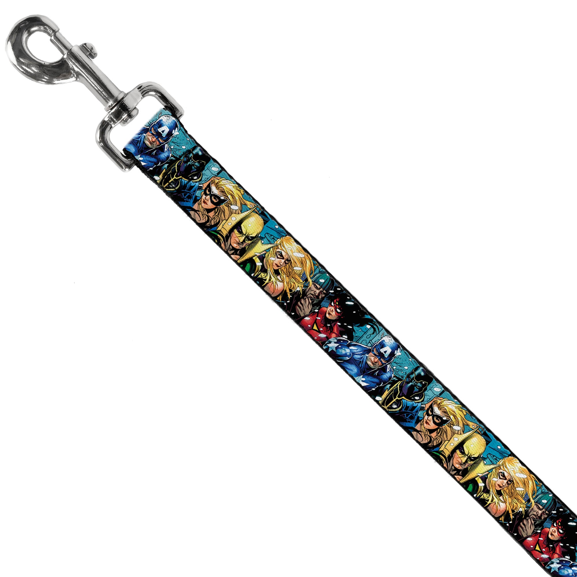 Dog Leash - New Avengers Group Snow Storm Pose Dog Leashes Marvel Comics