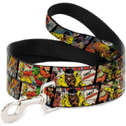 Dog Leash - 5-Classic Luke Cage Comic Scene Blocks Dog Leashes Marvel Comics