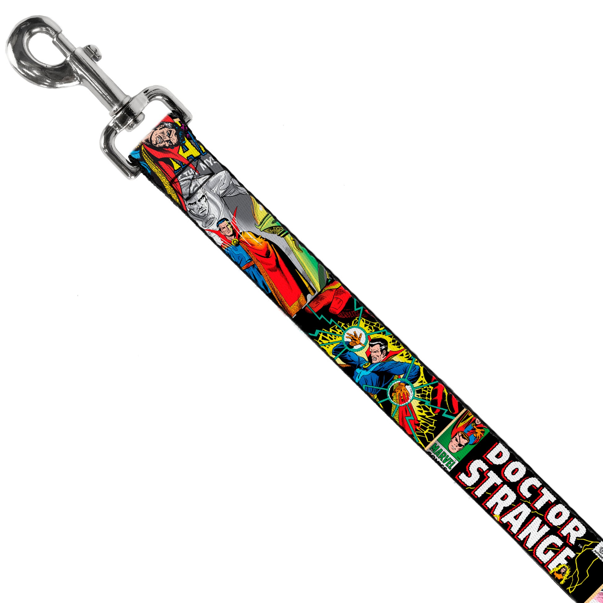 Dog Leash - Classic DOCTOR STRANGE Comic Book Title/4-Poses Dog Leashes Marvel Comics