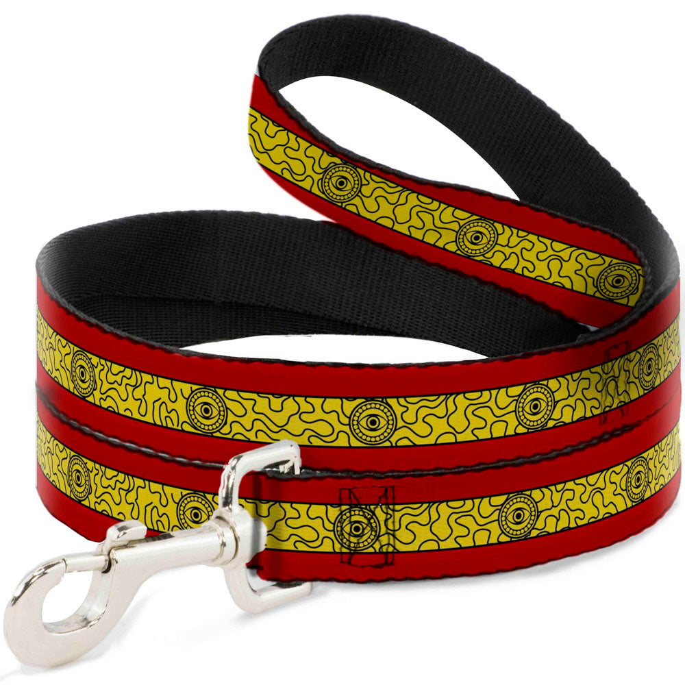 Dog Leash - Doctor Strange Eye of Agamotto Stripe Red/Gold/Black Dog Leashes Marvel Comics