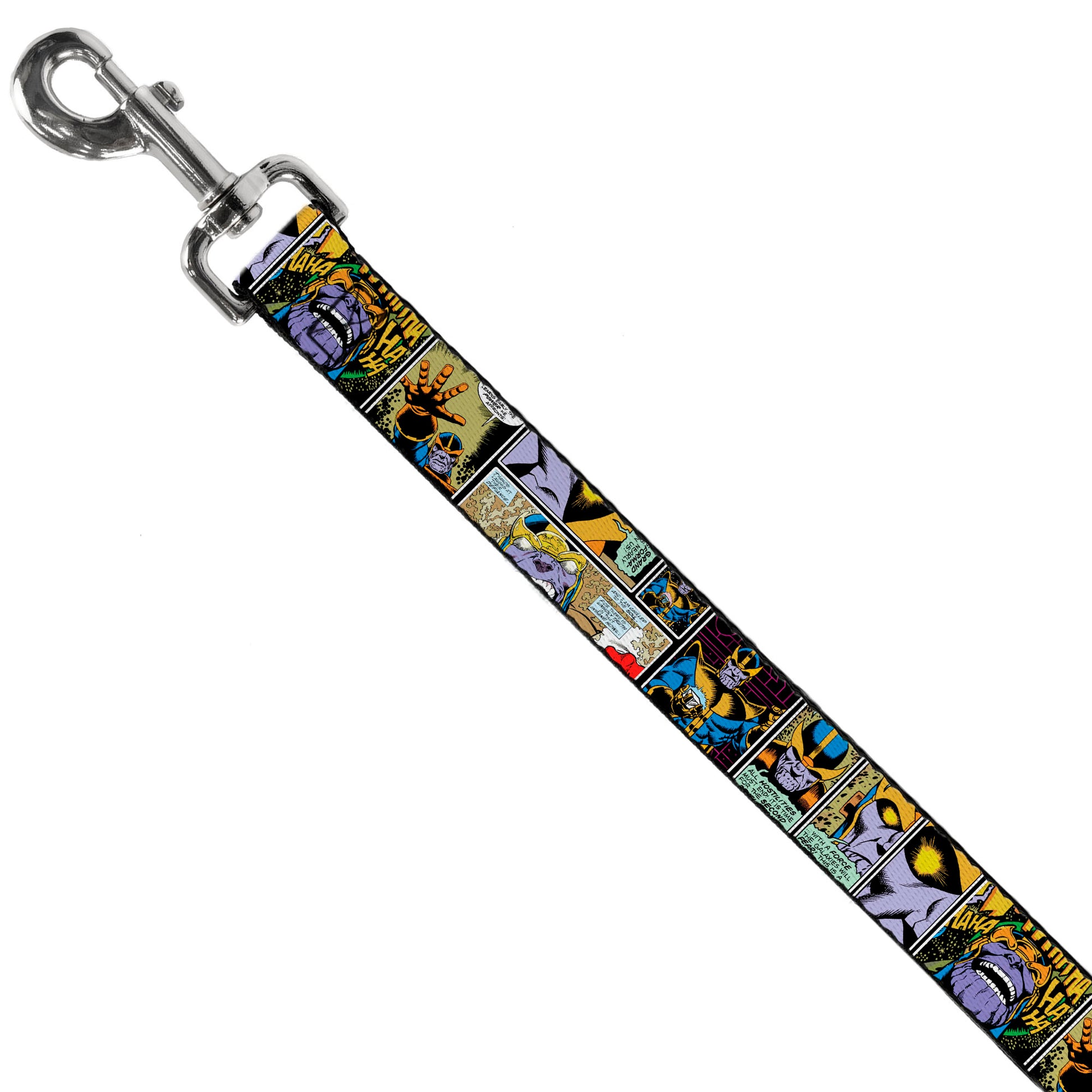 Dog Leash - Thanos Comic Scene Blocks Dog Leashes Marvel Comics