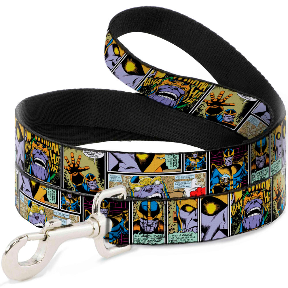 Dog Leash - Thanos Comic Scene Blocks Dog Leashes Marvel Comics