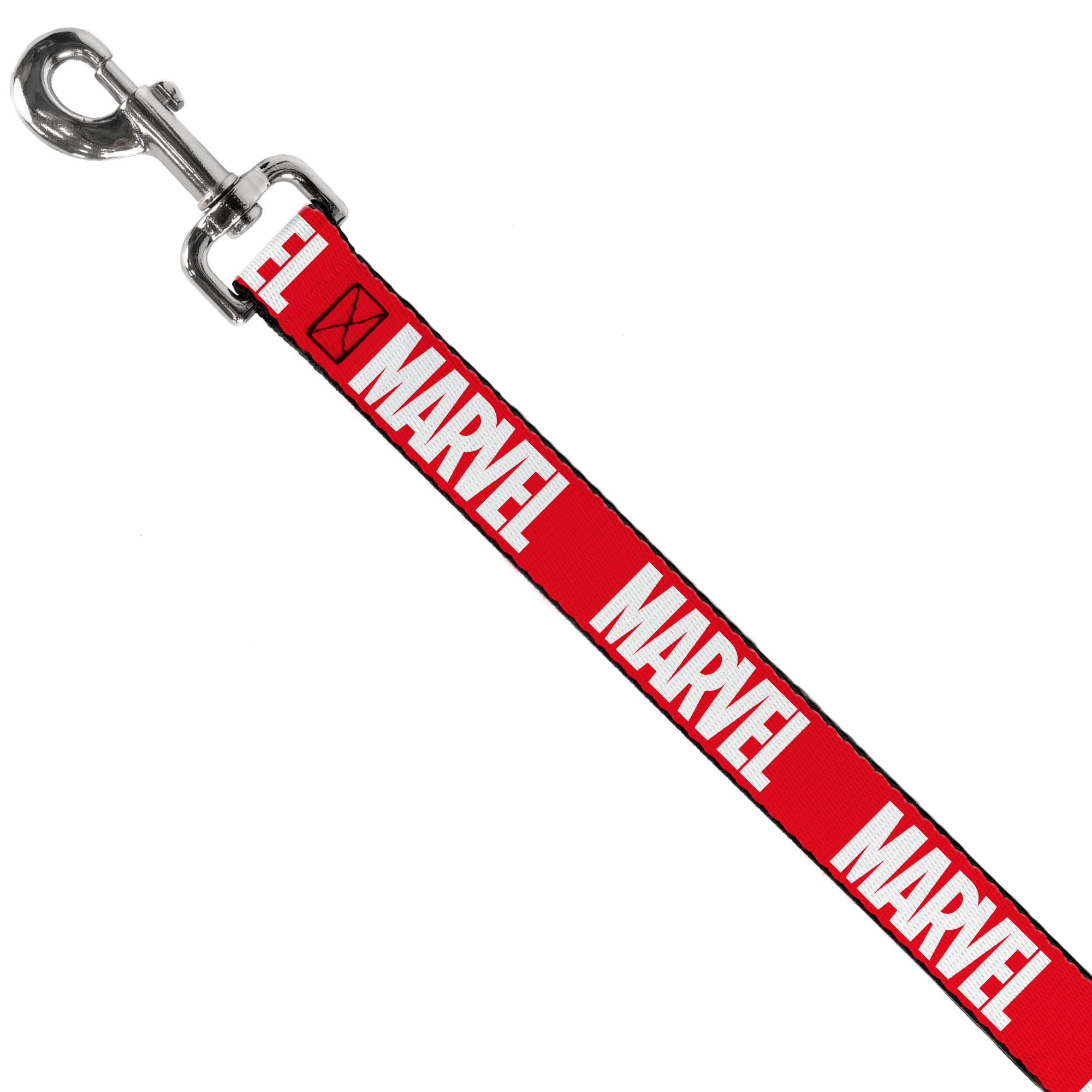 Dog Leash - MARVEL Red Brick Logo Red/White Dog Leashes Marvel Comics