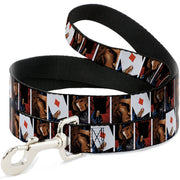 Dog Leash - X-Men Gambit Cards 4-Pose Blocks Dog Leashes Marvel Comics