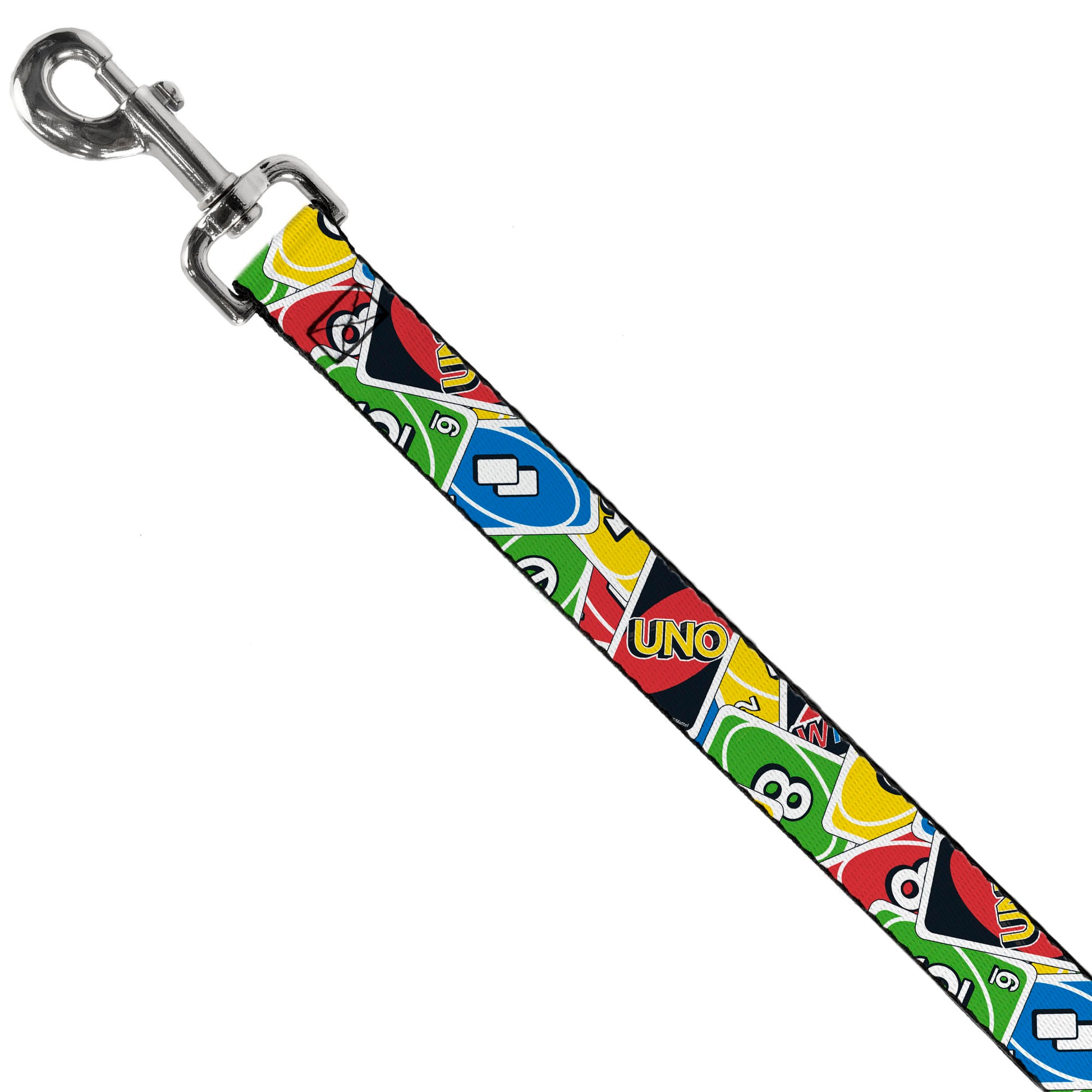Dog Leash - UNO Cards Stacked Collage Multi Color Dog Leashes UNO