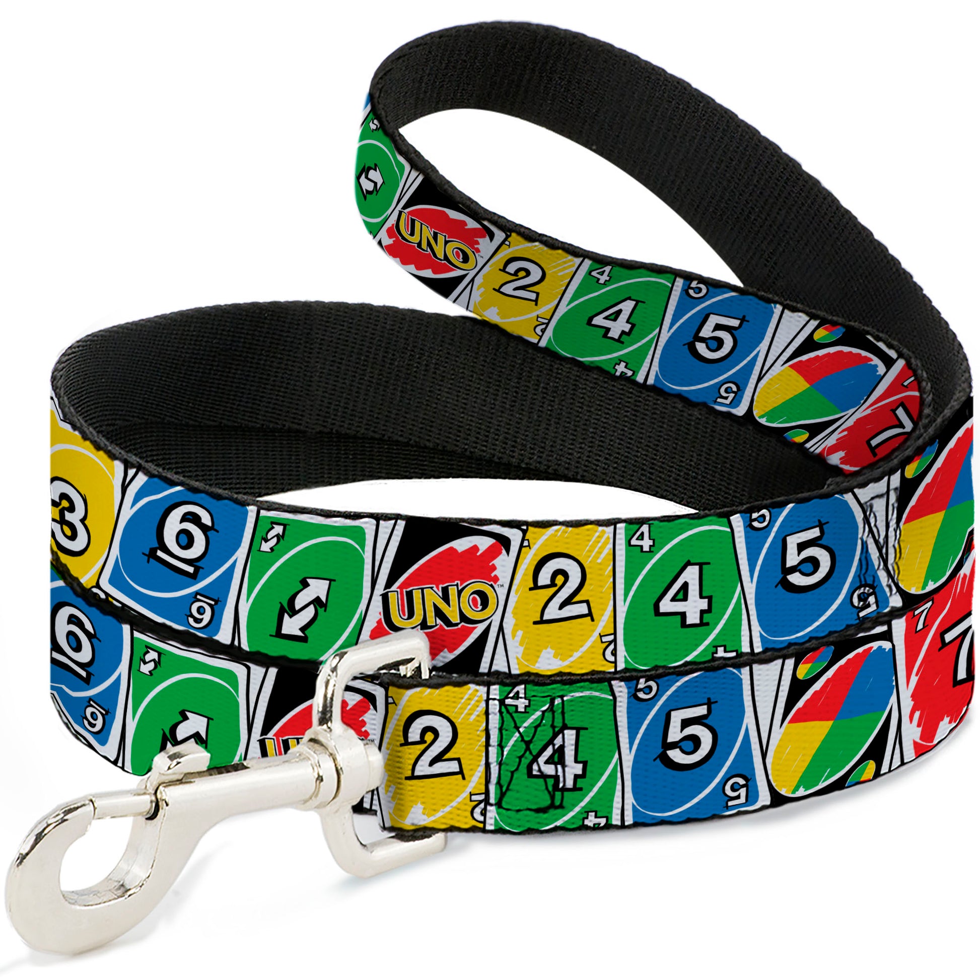 Dog Leash - UNO Cards Lineup Stack Multi Color Dog Leashes UNO