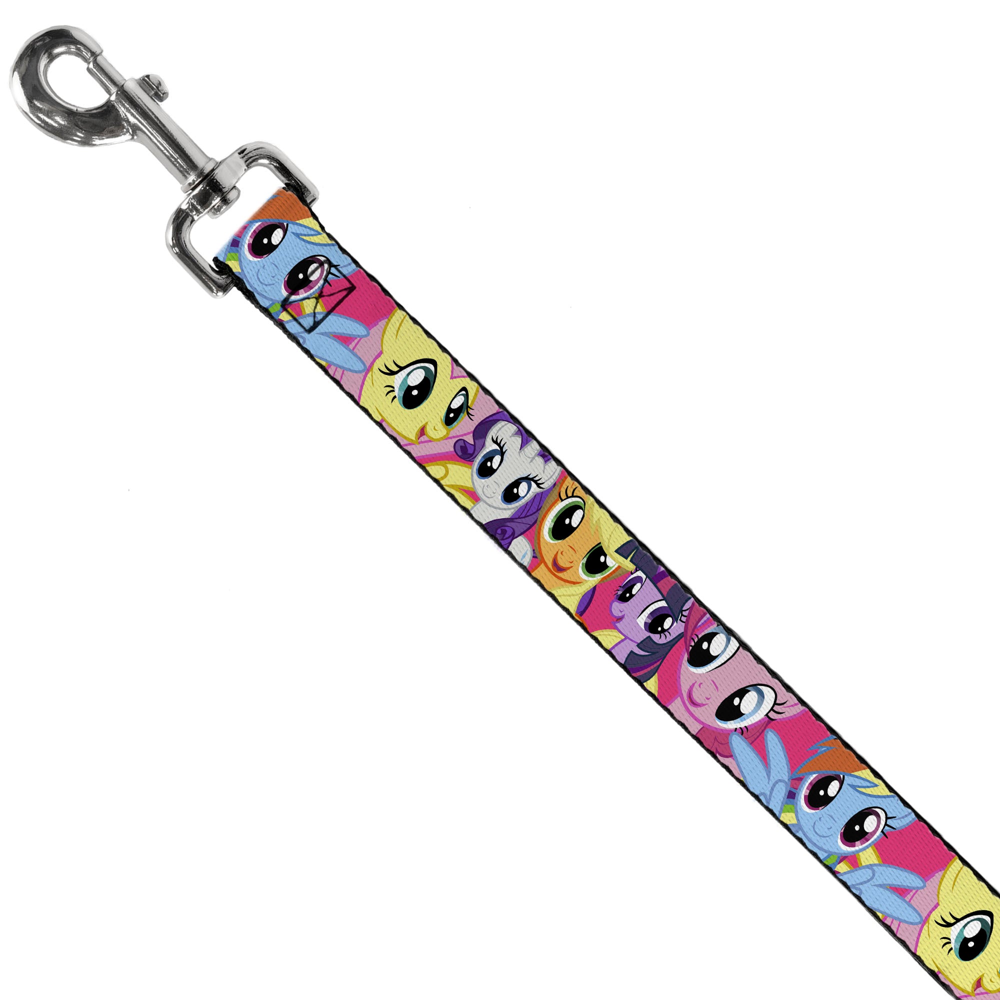 Dog Leash - My Little Pony Mane Six Eye Expressions Close-Up Multi Color Dog Leashes My Little Pony