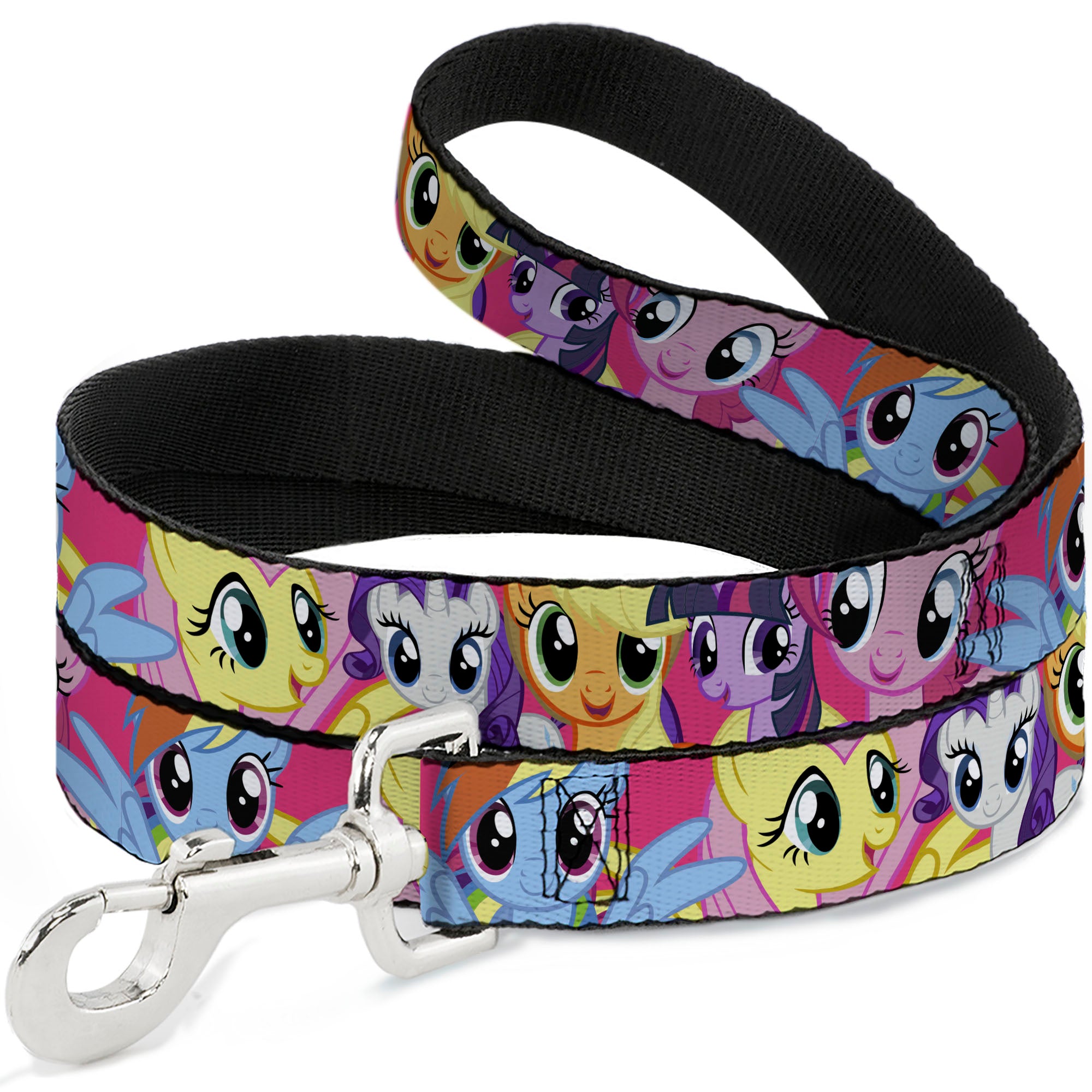 Dog Leash - My Little Pony Mane Six Eye Expressions Close-Up Multi Color Dog Leashes My Little Pony