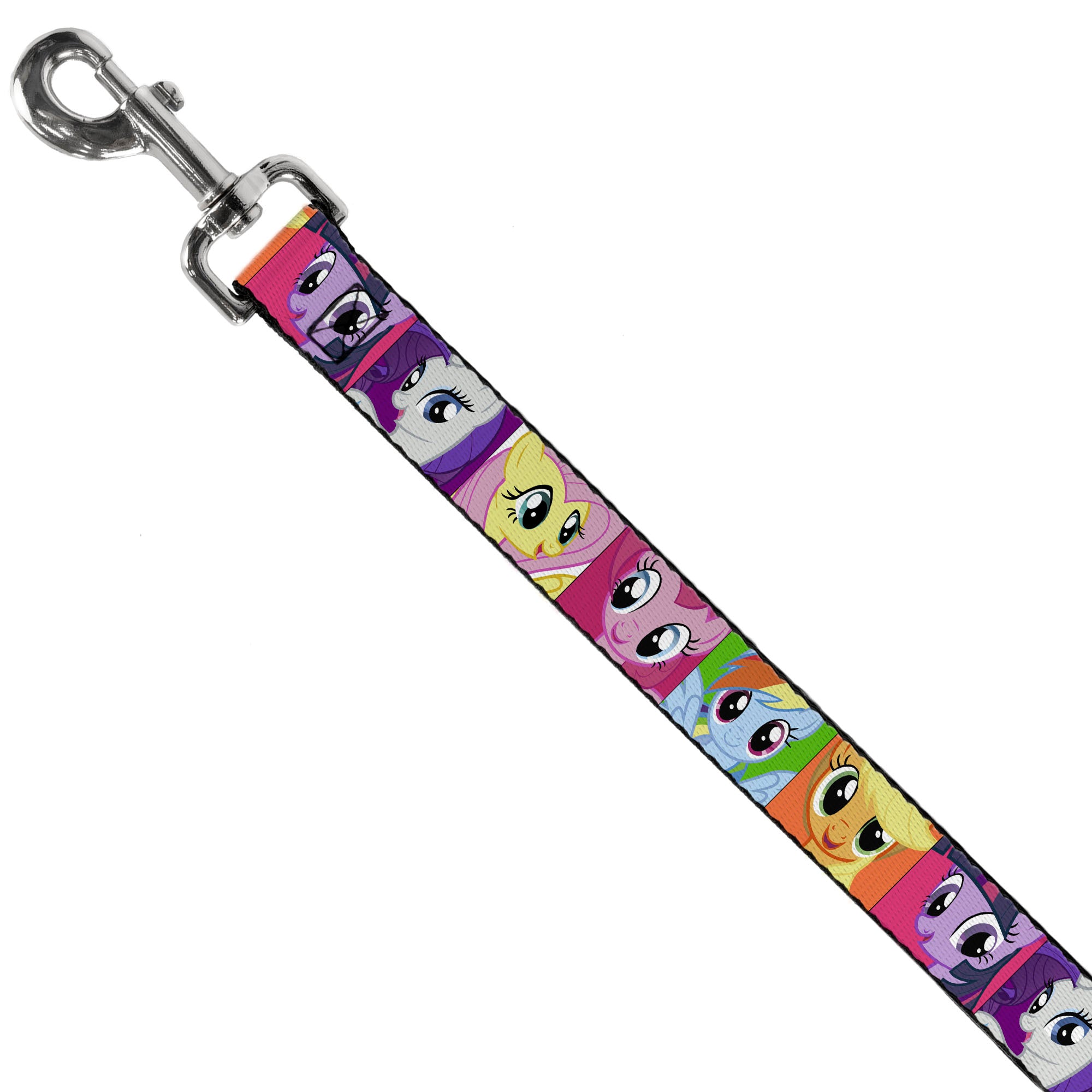 Dog Leash - My Little Pony Mane Six Ponies Expressions Blocks Multi Color Dog Leashes My Little Pony