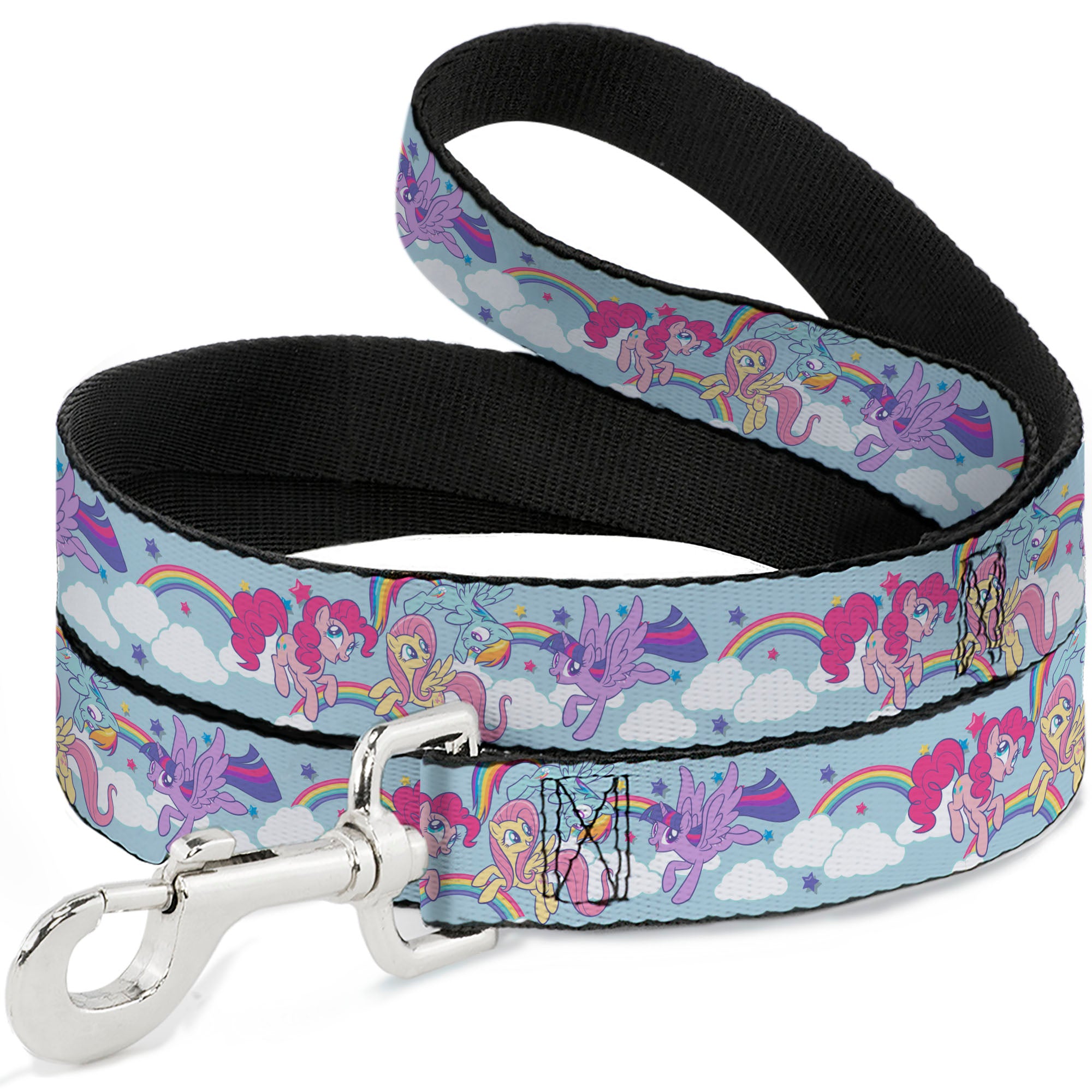 Dog Leash - My Little Pony Four Ponies and Rainbows Multi Pastel