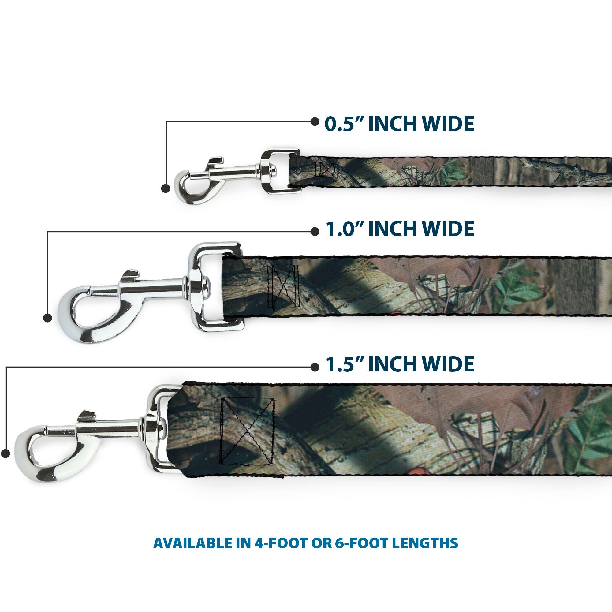 Dog Leash - Mossy Oak Break-Up Infinity Dog Leashes Mossy Oak