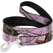 Dog Leash - Mossy Oak Country Roots Camo Baby Pink Dog Leashes Mossy Oak