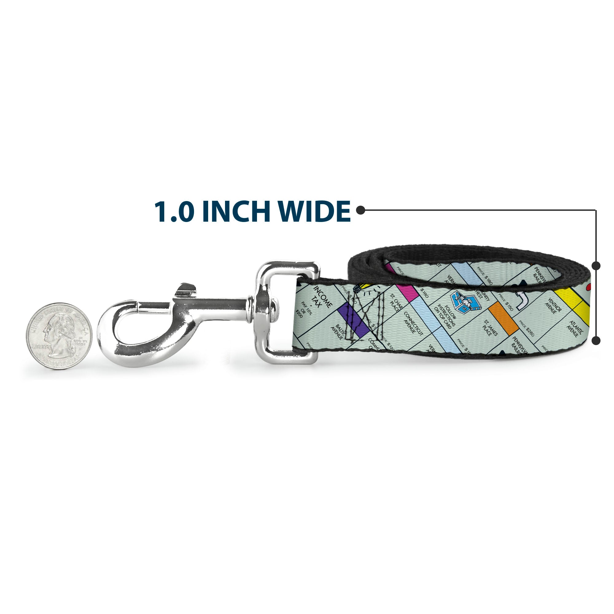 Dog Leash - Monopoly Game Board Spaces Collage