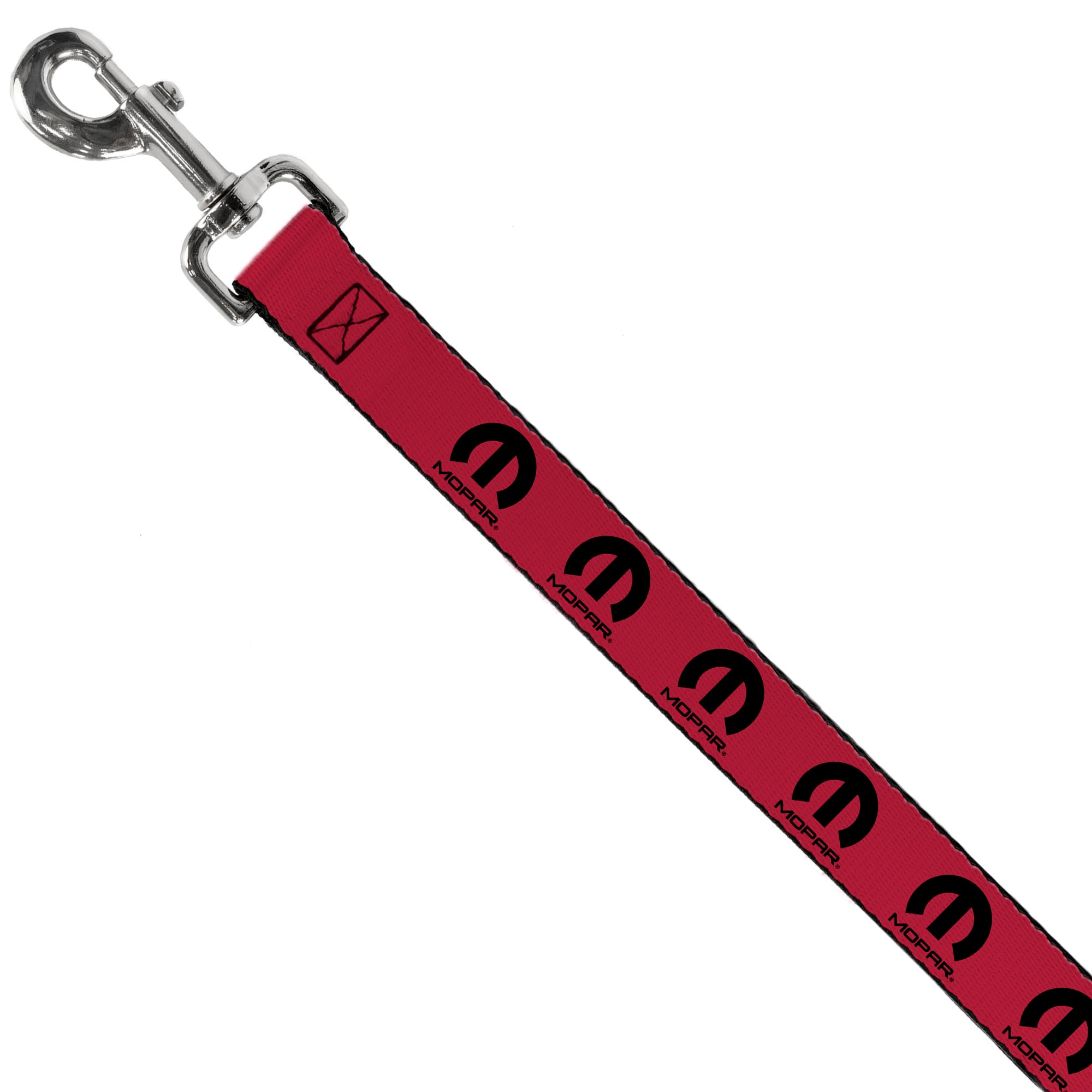 Dog Leash - MOPAR Logo Repeat Fuchsia/Black Dog Leashes Mopar