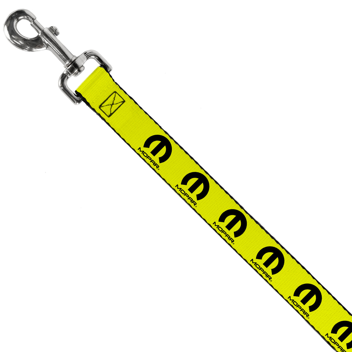 Dog Leash - MOPAR Logo Repeat Yelow/Black Dog Leashes Mopar