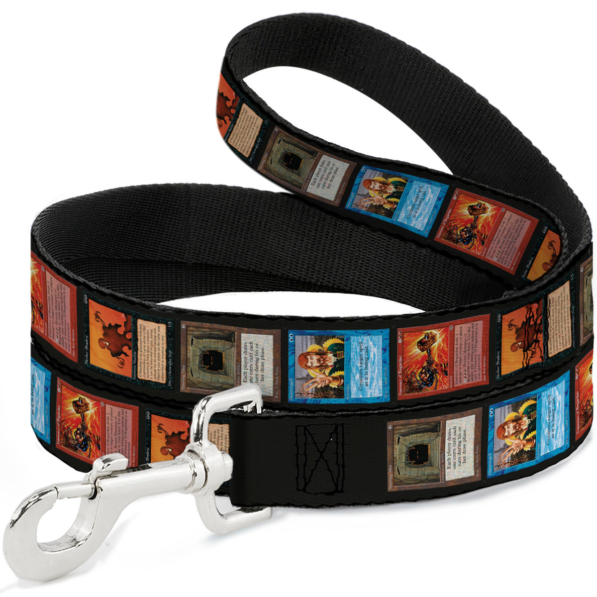 Dog Leash - Magic the Gathering Four Retro Card Blocks Dog Leashes Magic the Gathering