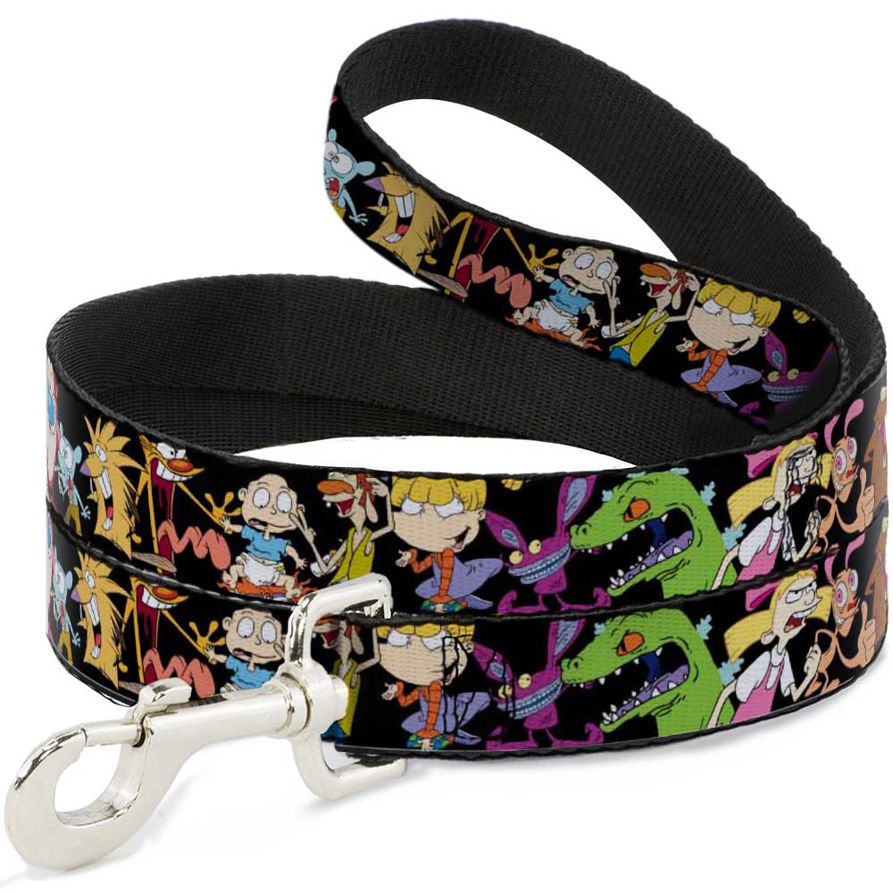 Dog Leash - Nick 90's 13-Character Poses Black Dog Leashes Nick 90s