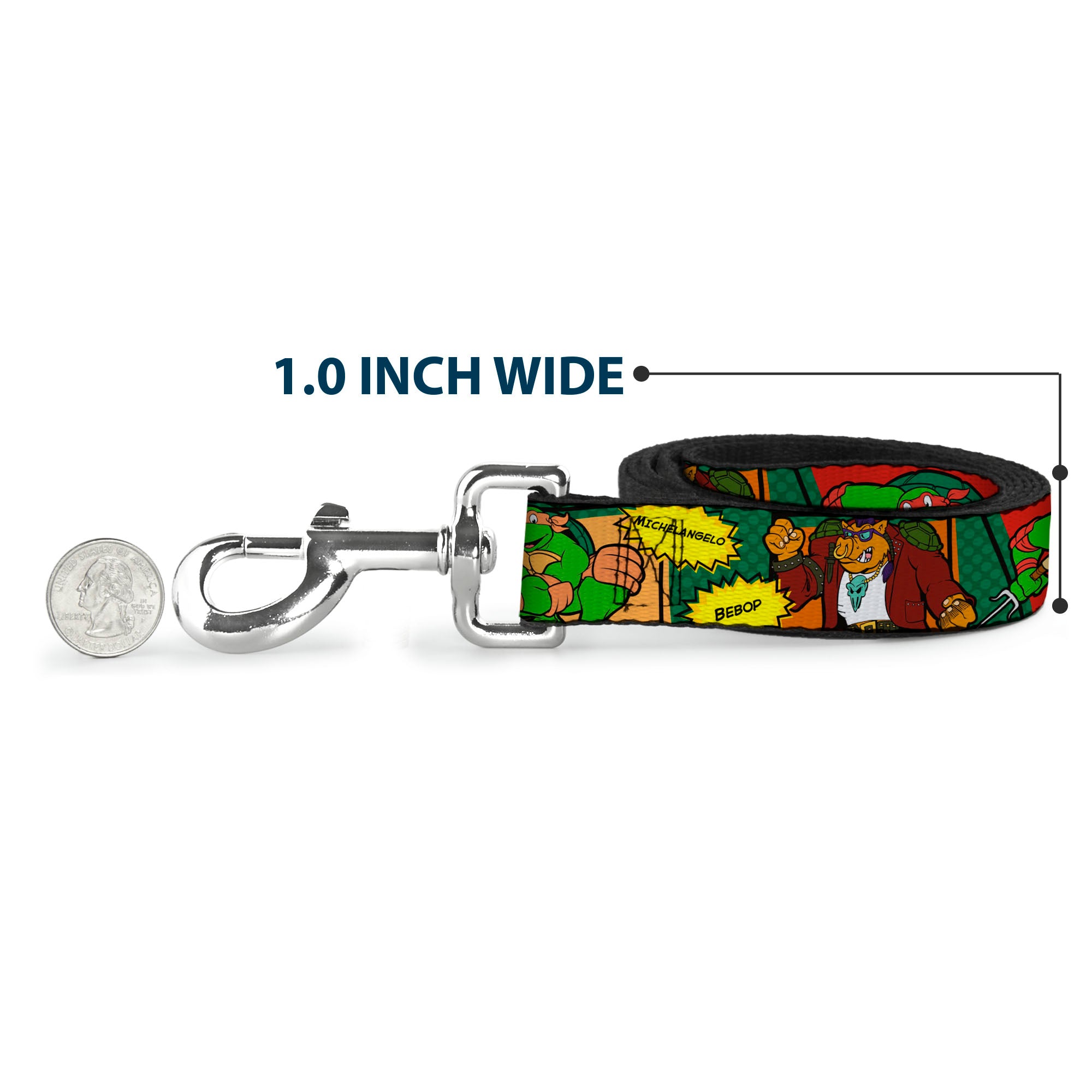 Dog Leash - Classic TEENAGE MUTANT NINJA TURTLES Character Comic Scenes Dog Leashes Teenage Mutant Ninja Turtles
