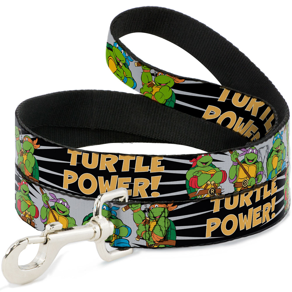 Dog Leash - Classic Teenage Mutant Ninja Turtles Group Pose/TURTLE POWER! Dog Leashes Teenage Mutant Ninja Turtles