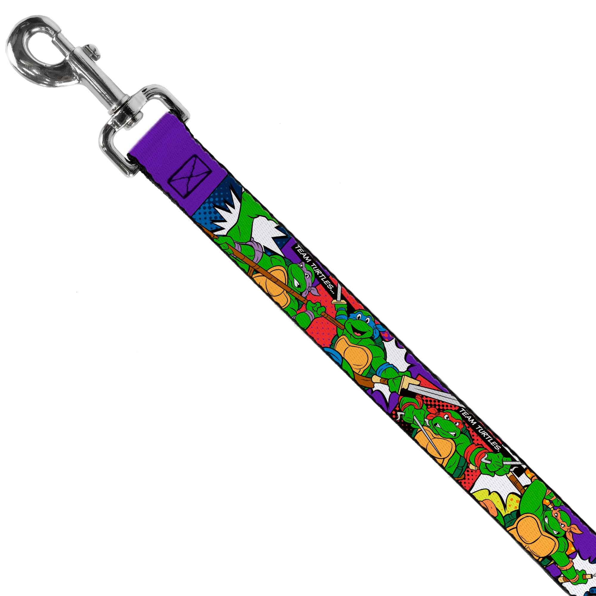 Dog Leash - Classic Teenage Mutant Ninja Turtles Action Poses/TEAM TURTLES Dog Leashes Teenage Mutant Ninja Turtles