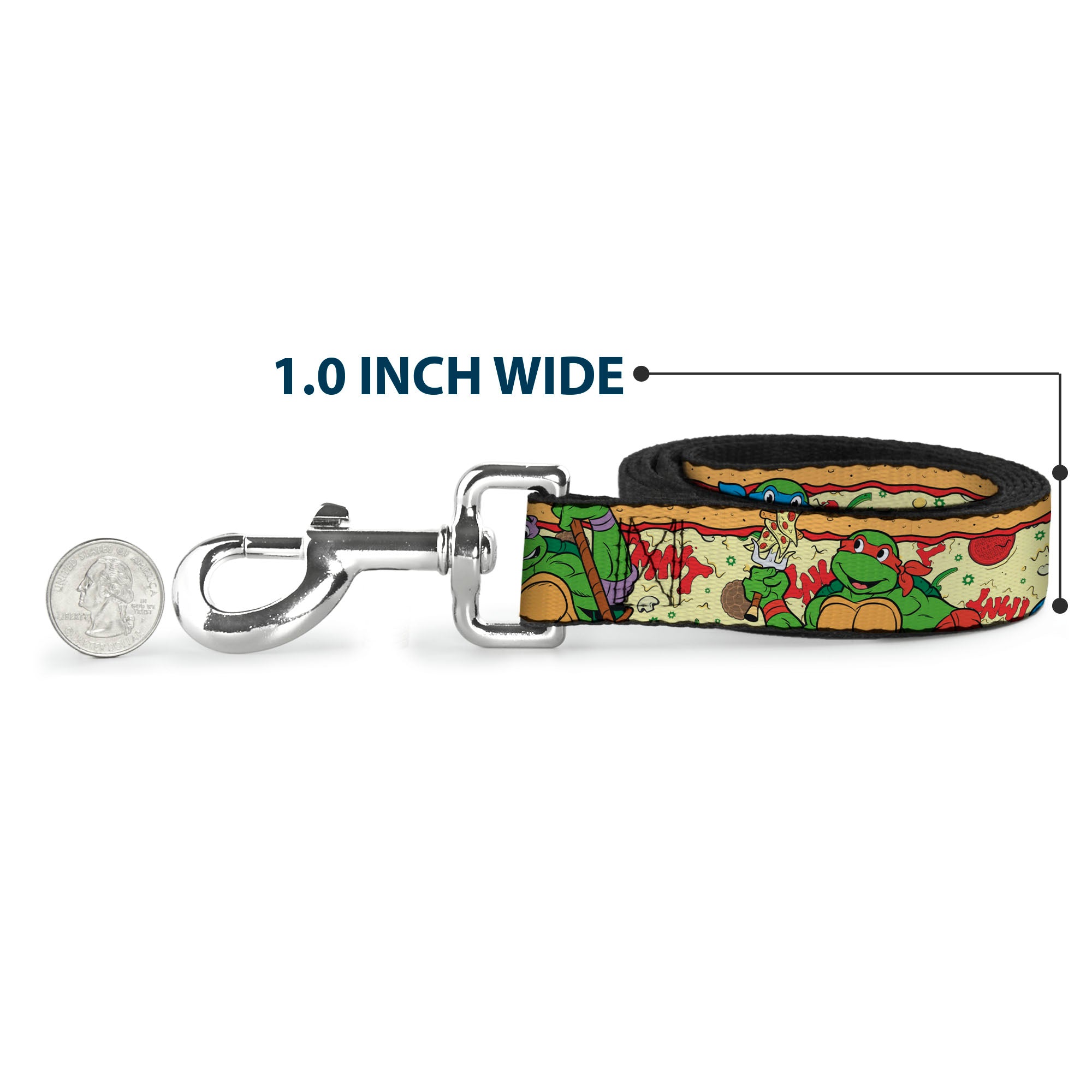 Dog Leash - Classic TMNT Turtle Pizza Dog Leashes Teenage Mutant Ninja Turtles