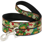 Dog Leash - Classic TMNT Turtle Pizza Dog Leashes Teenage Mutant Ninja Turtles