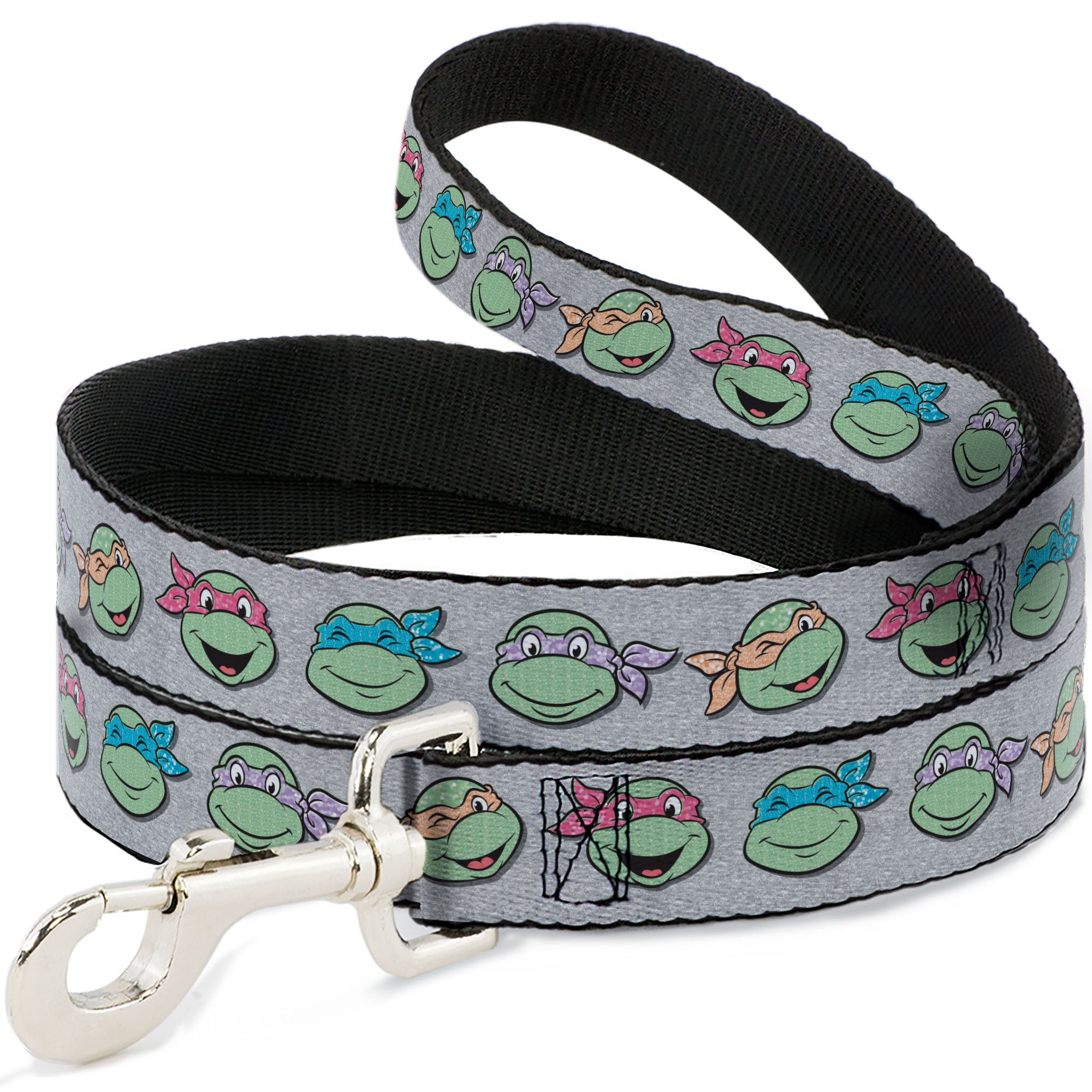 Dog Leash - Teenage Mutant Ninja Turtles Expressions Gray Dog Leashes Teenage Mutant Ninja Turtles