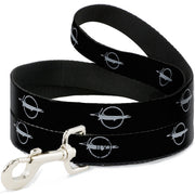 Dog Leash - Barracuda Emblem Repeat Black/Silver Dog Leashes Dodge