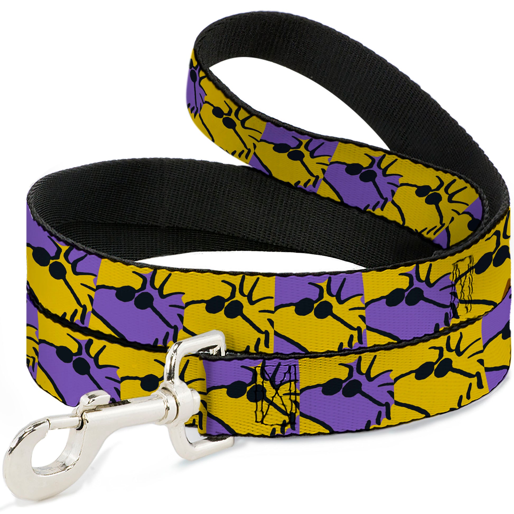 Dog Leash - Peanuts Woodstock Shades Pose Blocks Blue/Yellow/Black Dog Leashes Peanuts