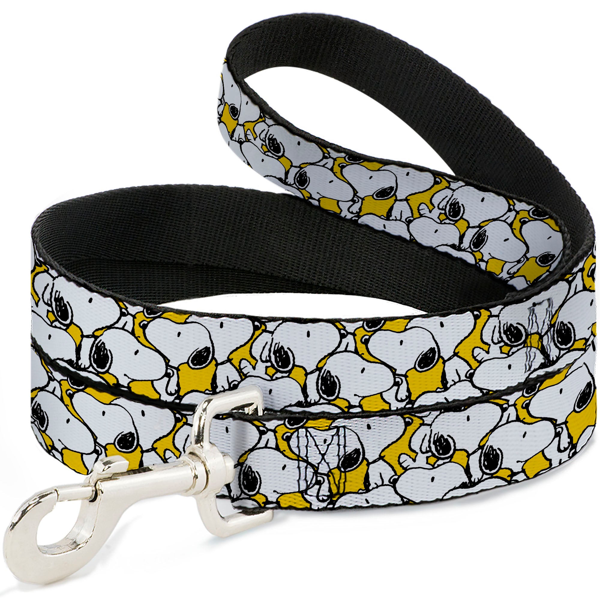 Dog Leash - Peanuts Snoopy Pose Stacked Yellow Dog Leashes Peanuts