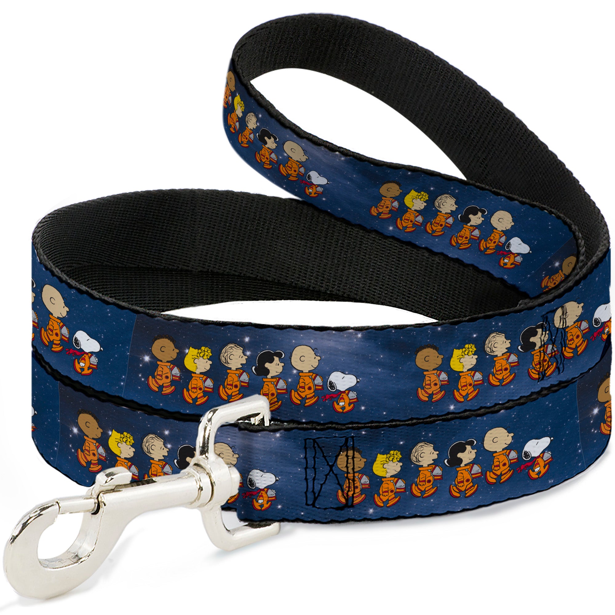 Dog Leash - Peanuts Gang Astronauts Space Walk Group Pose Blues Dog Leashes Peanuts