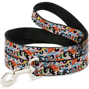 Dog Leash - The Powerpuff Girls Expressions Stacked Dog Leashes Powerpuff Girls