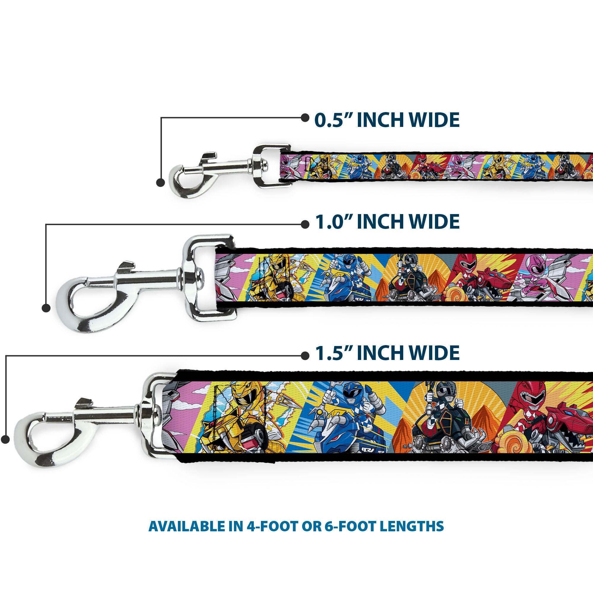 Dog Leash - Power Rangers and Zord Action Pose Blocks