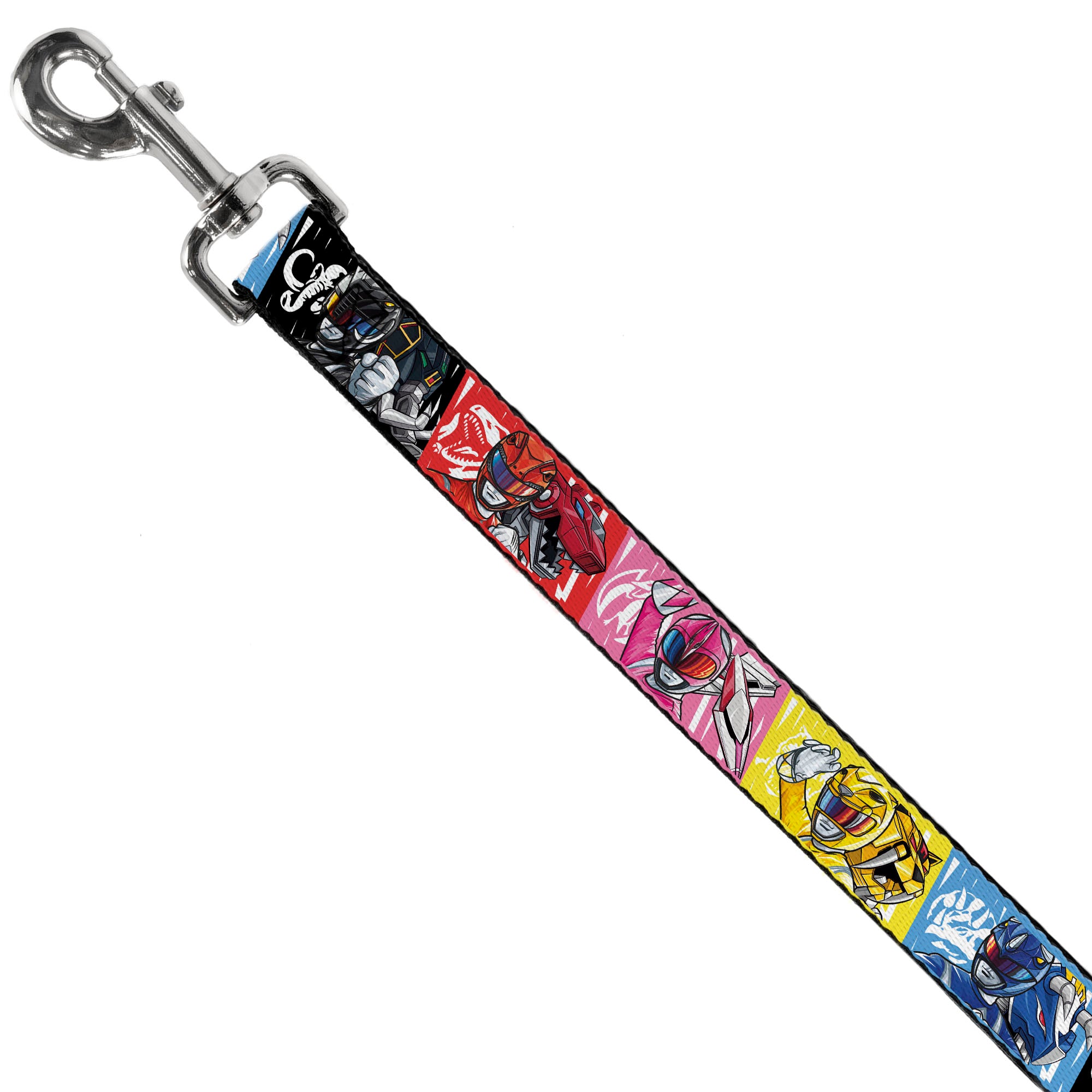 Dog Leash - Power Rangers Pose and Zord Blocks Multi Color