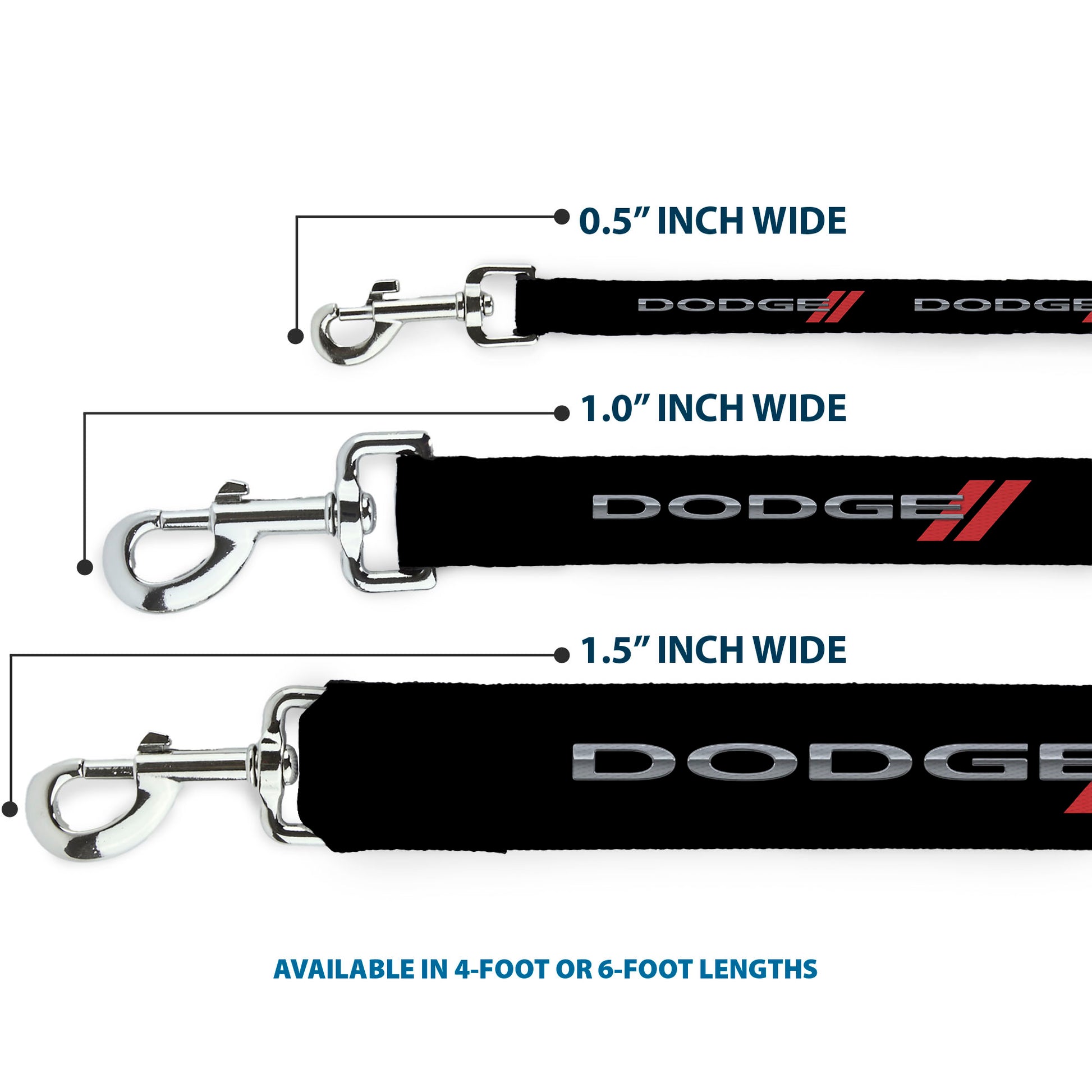 Dog Leash - Dodge Red Rhombus REPEAT Dog Leashes Dodge