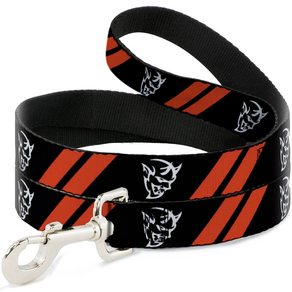 Dog Leash - Dodge Stripes/Demon Icon Black/Red/White Dog Leashes Dodge