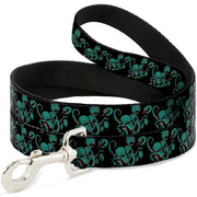 Dog Leash - Rick and Morty Psychedelic Monster Pose Black/Greens Dog Leashes Rick and Morty