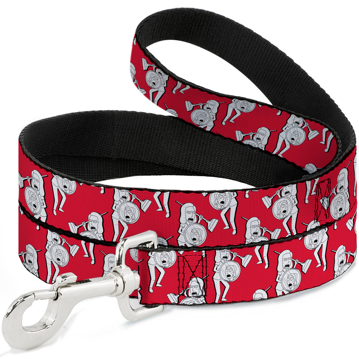 Dog Leash - Rick and Morty Beth and Summer Pose Red/Black/White Dog Leashes Rick and Morty