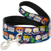 Dog Leash - RUGRATS Group Pose2 w/Reptar Dog Leashes Rugrats