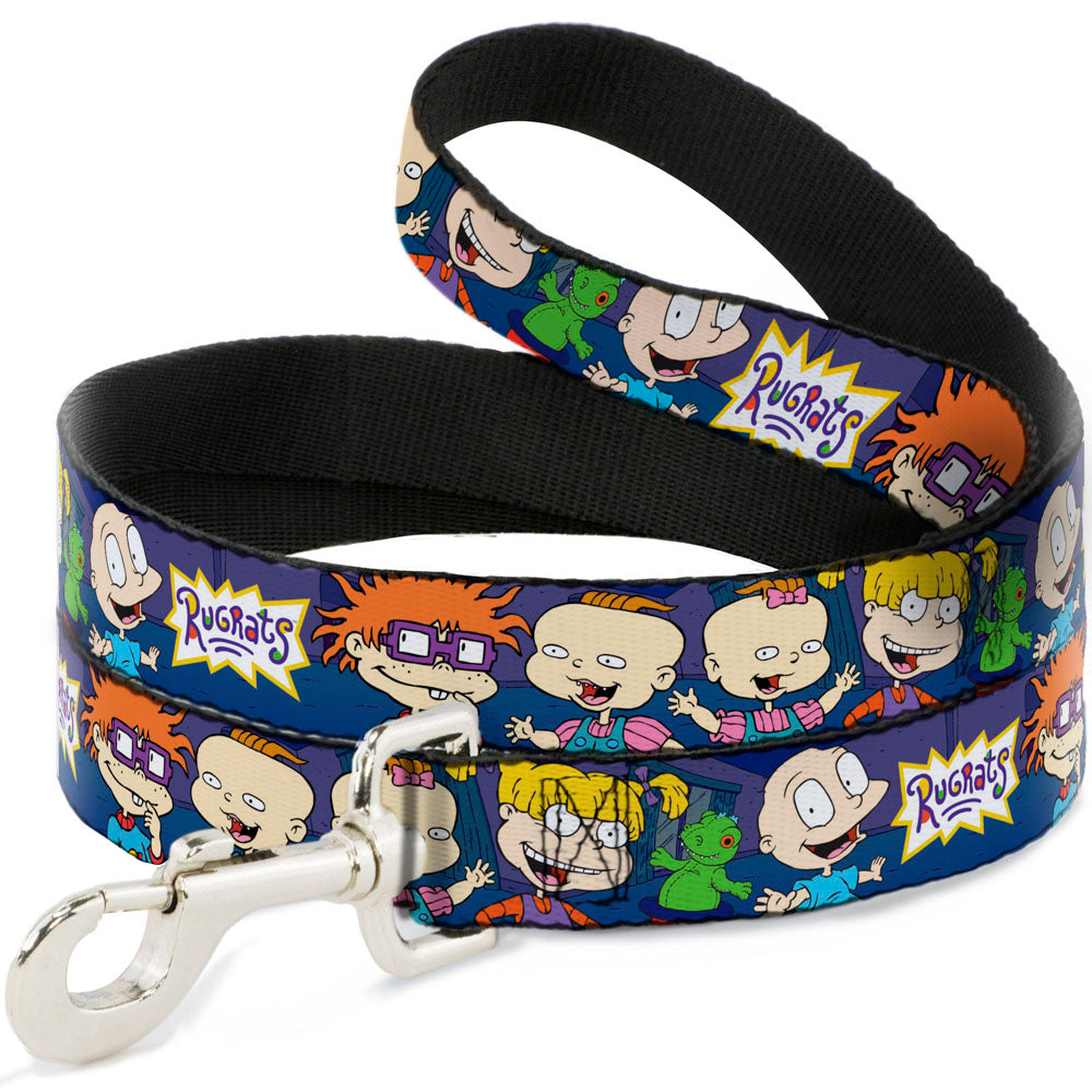 Dog Leash - RUGRATS Group Pose2 w/Reptar Dog Leashes Rugrats