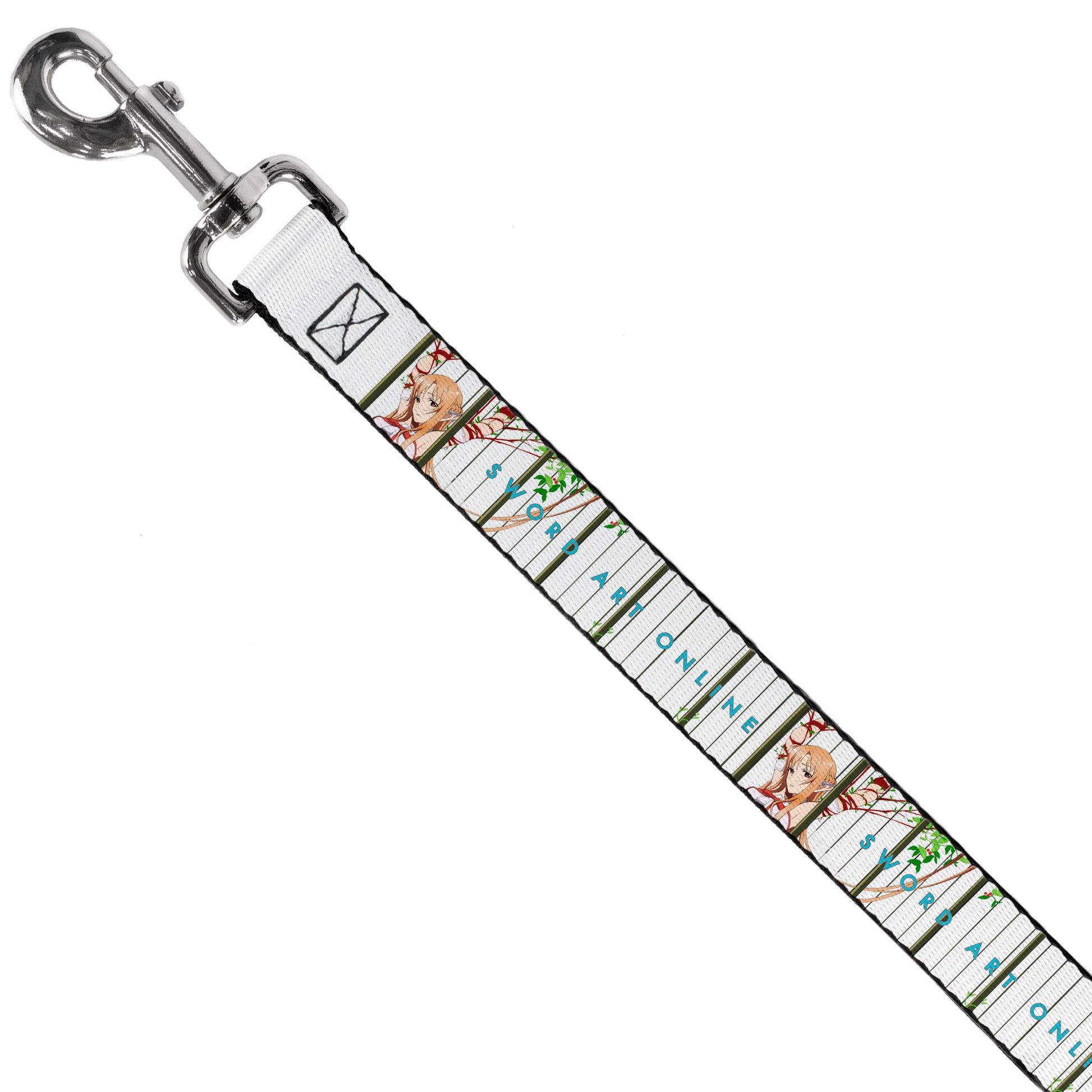 Dog Leash - SWORD ART ONLINE Asuna Cage Trap Pose and Title Logo White Dog Leashes Sword Art Online