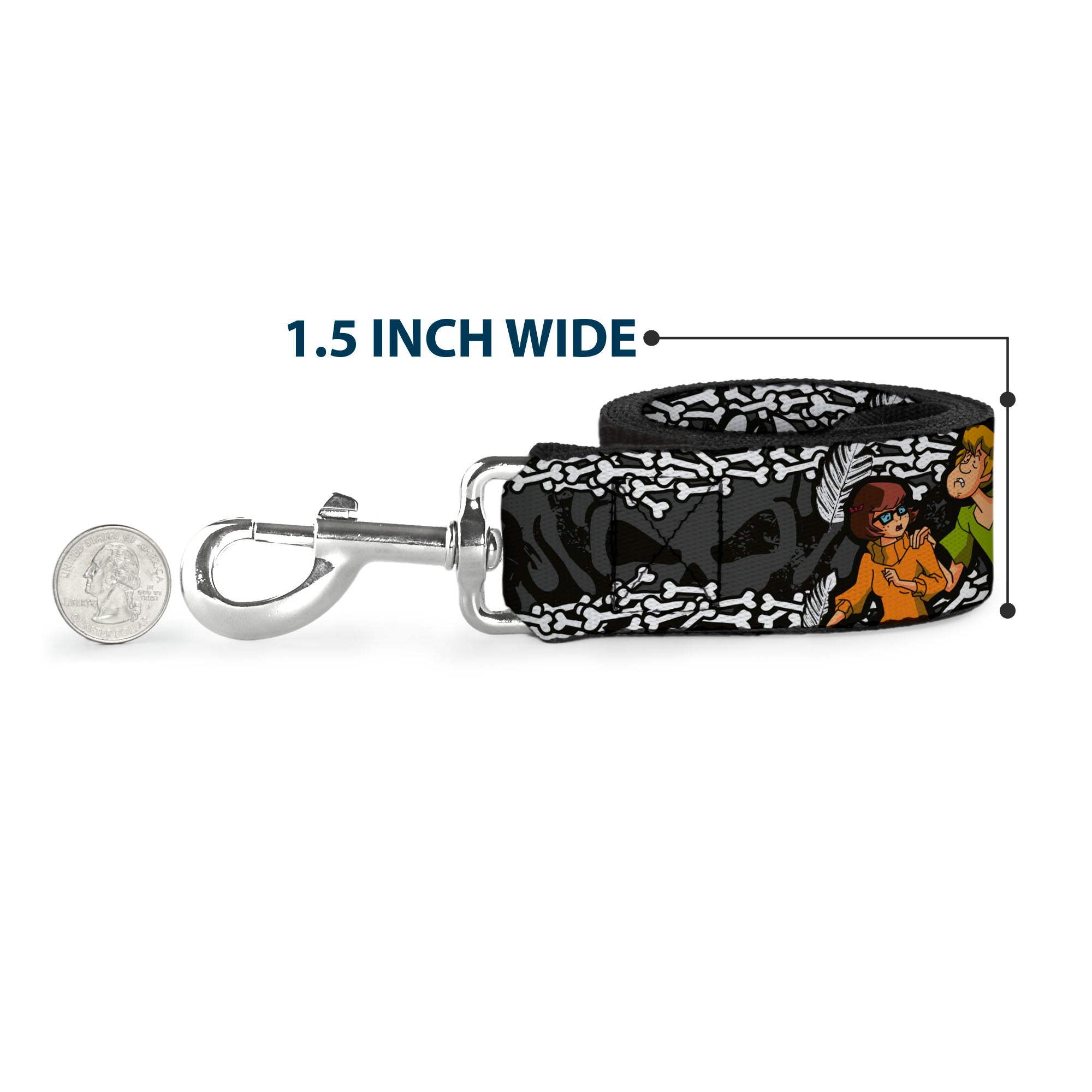 Dog Leash - SCOOBY DOO Group Pose/Bones Dog Leashes Scooby Doo